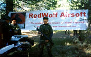 We've been supporting the sport for many years! Our booth at Operation Savage Garden in the US, 2000