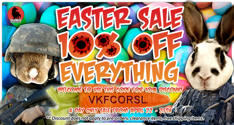 easter2011 Easter Sale 10% Off Everything | RedWolf Airsoft