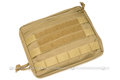 Pantac MOLLE Flat Square Utility Pouch (khaki, Medium / Cordura)