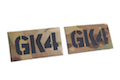 TMC Seal Team Callsign Embroidery Patch Set( Multicam ) GK4